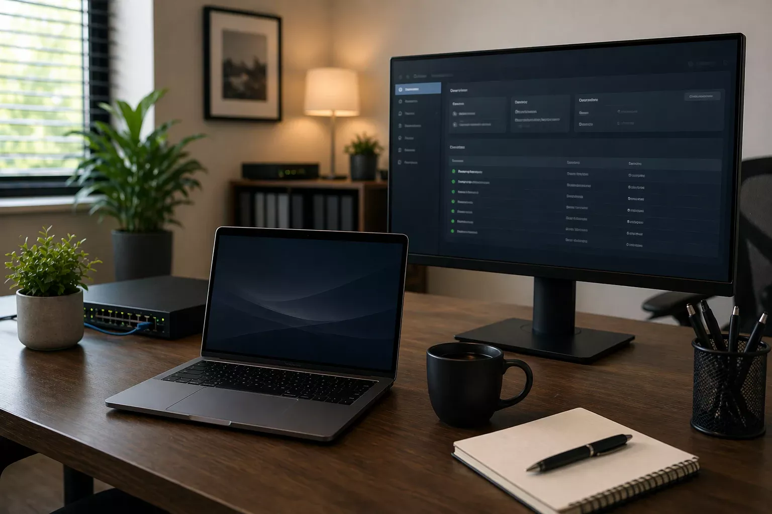 Small business IT support desk ready to assist Orange County offices